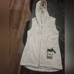 The North Face Women's Cream Hooded Vest
